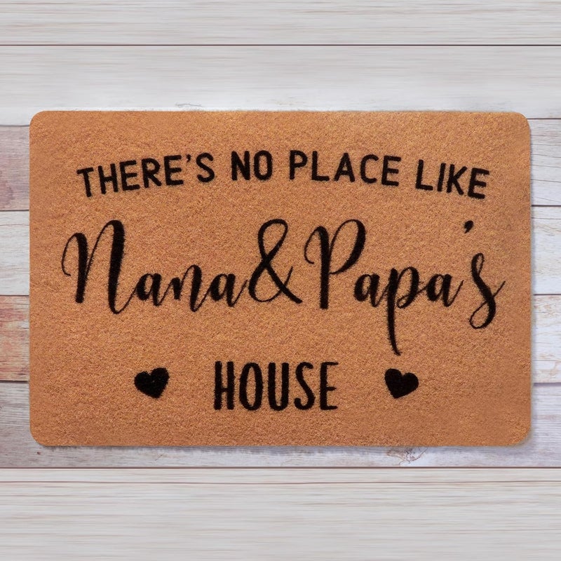 PLUJOYS Christmas Grandma Gifts,Nana Gifts for Grandma,gifts for Nana Papa,Gifts for Grandparents,Nana Papa Gifts,Christmas Gigi Mimi Gifts for Grandma from Granddaughter Grandson Grankids,Doormats Home Decor - Image 2